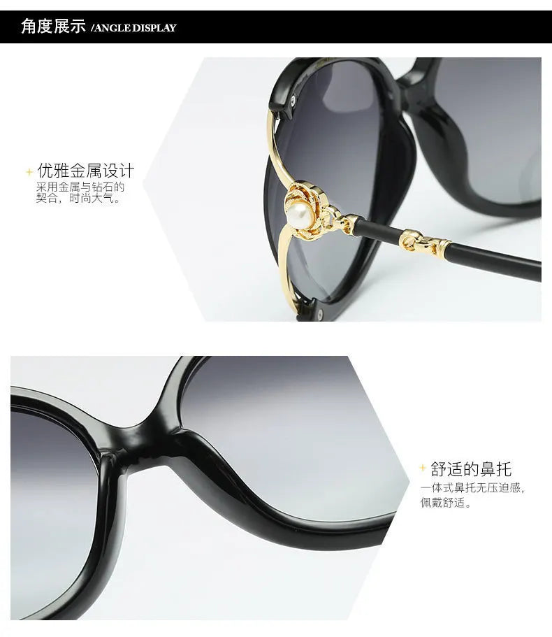 Vintage Gradient Rimless Sunglasses