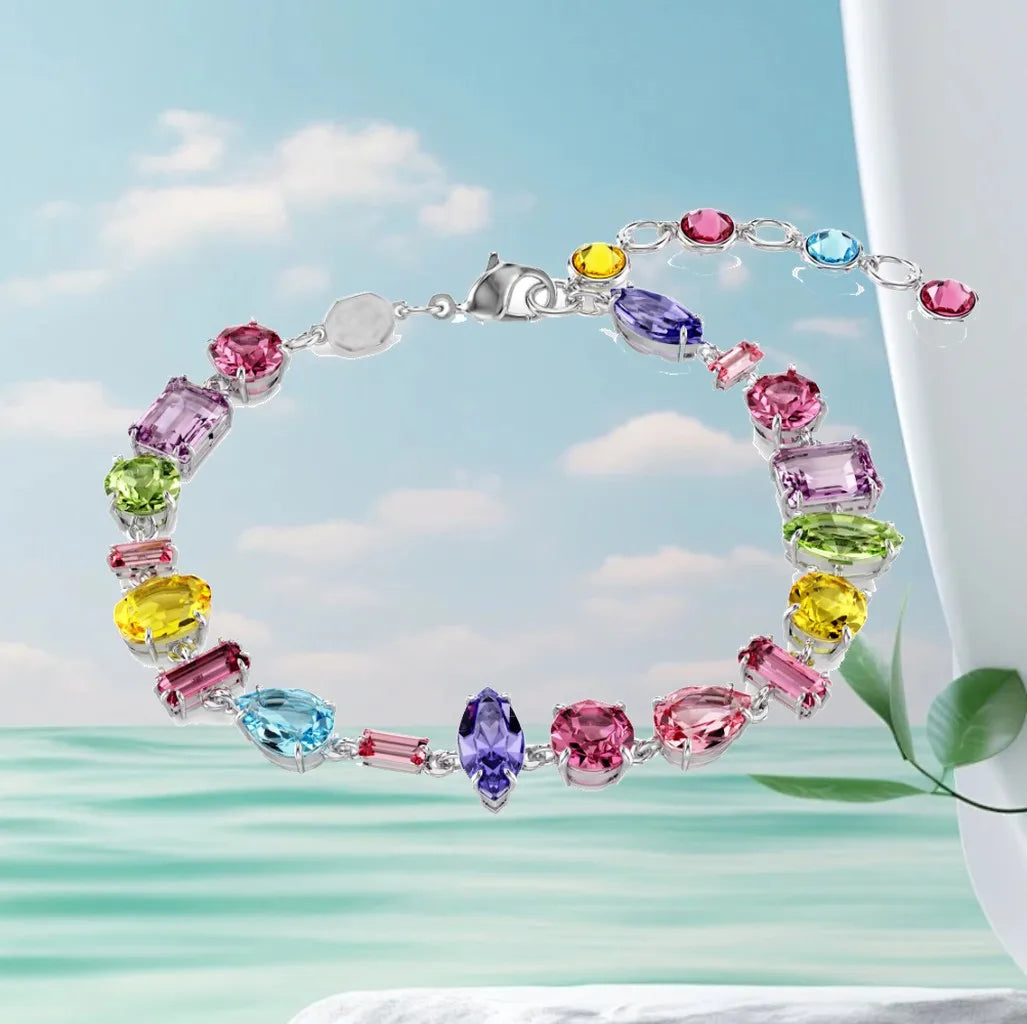 Mixed Cut Crystal Jewelry Set