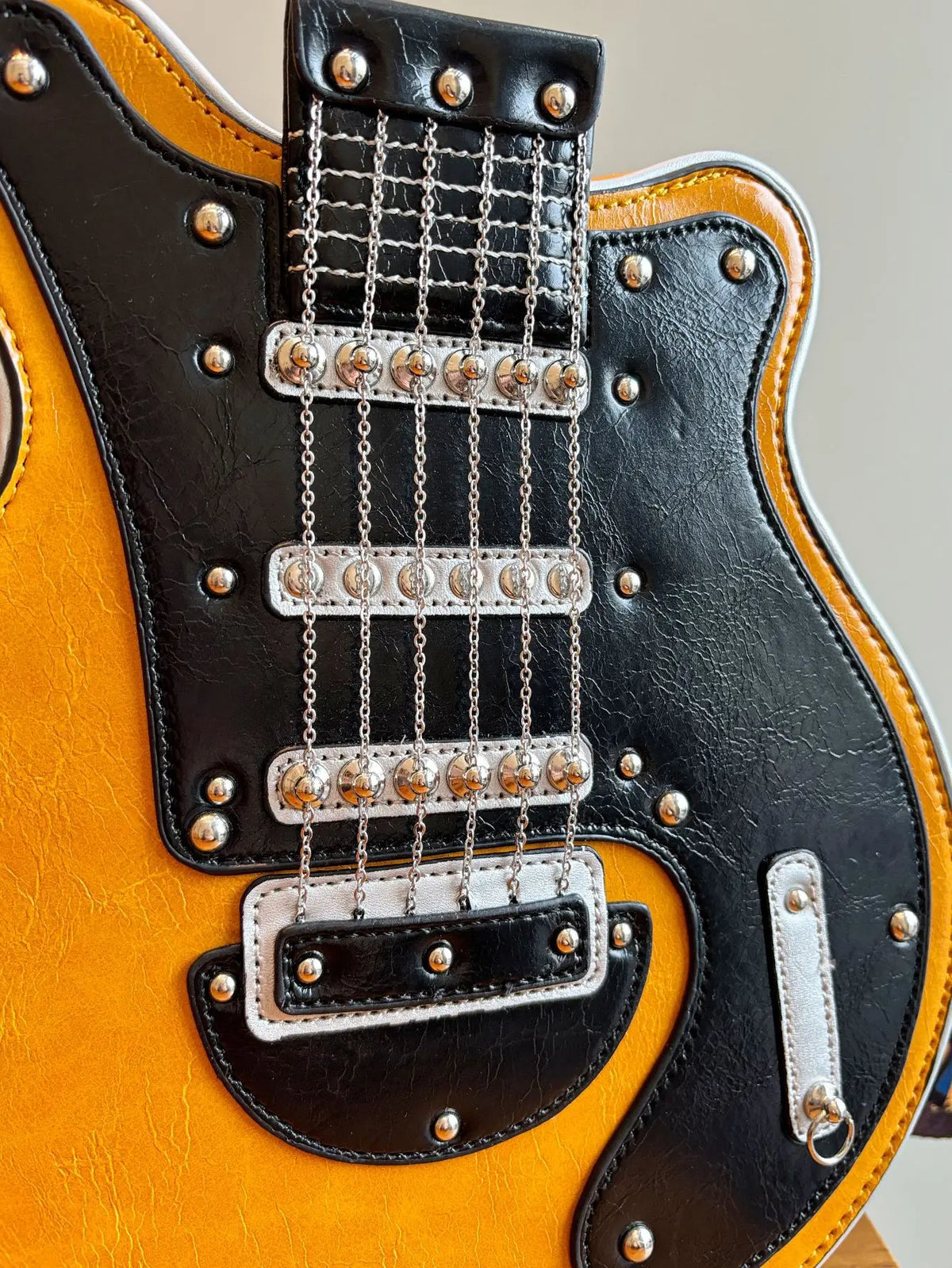 Y2K Guitar Shaped Crossbody Bag