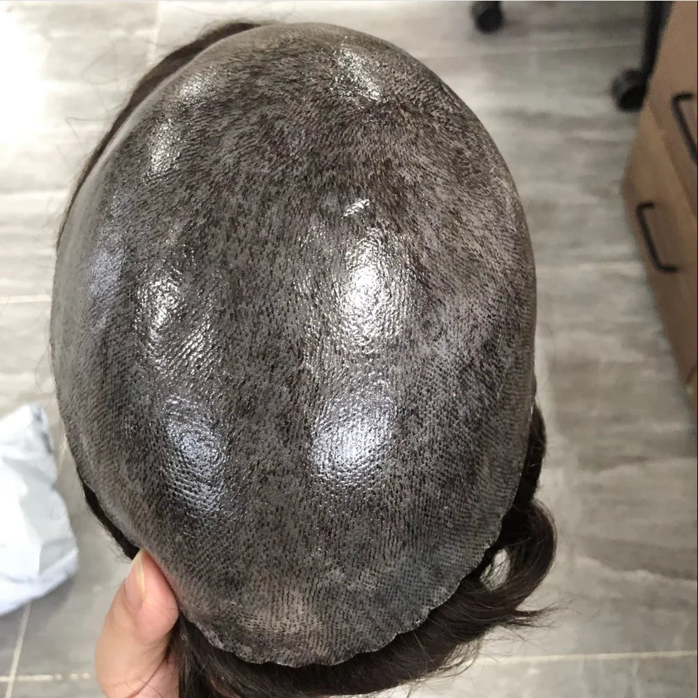 Natural Hairline Human Hair Skin Base Toupee for Women