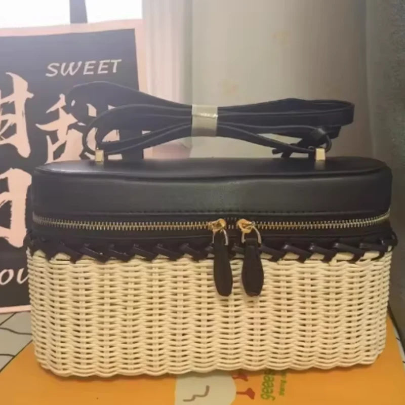 Handwoven Straw Tote Bag