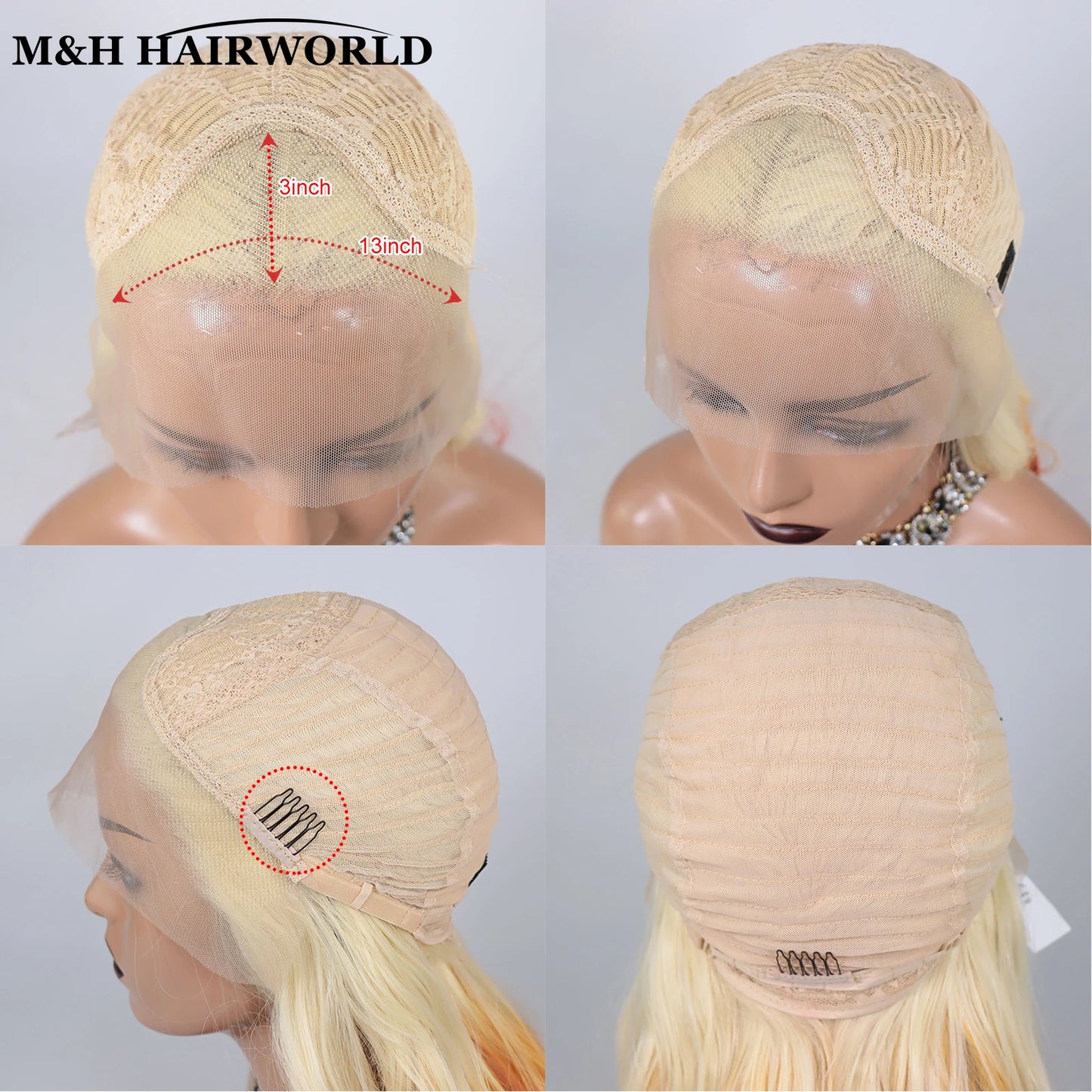 613 Blonde Ombre Orange Red Synthetic Lace Front Wigs For Women Cosplay Long Curly Heat Resistant Hair Wig Glueless Frontal Wigs