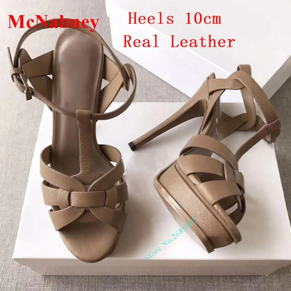Elegant Open Toe Buckle Slingback Sandals for Women
