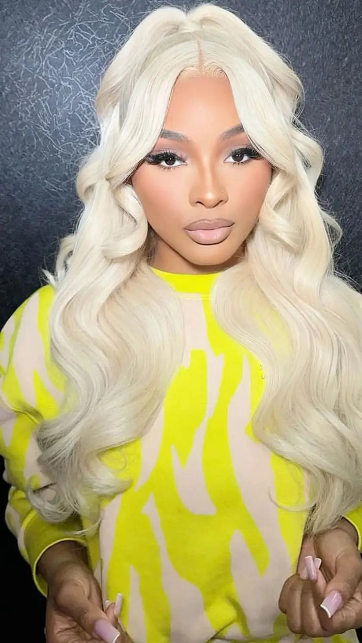 Preplucked Transparent Lace Front Body Wave Wig for Women