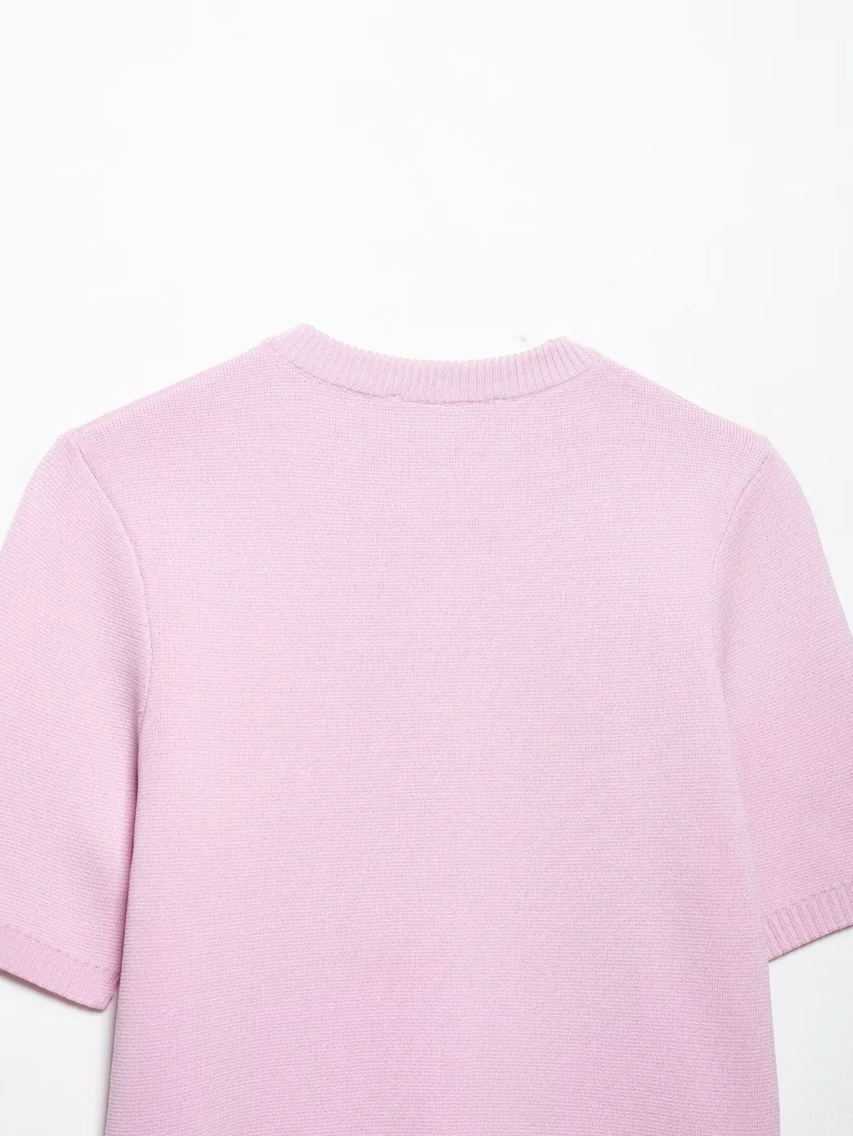 Short Sleeve Knit Top and Mini Skirt Set for Women