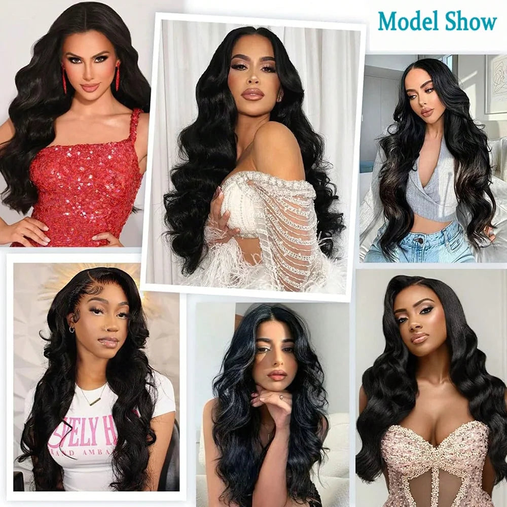 Pre Plucked Body Wave Glueless Lace Front Wig For Women