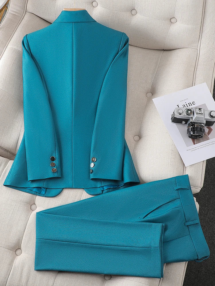 Slim Fit Blazer And Pant Suit