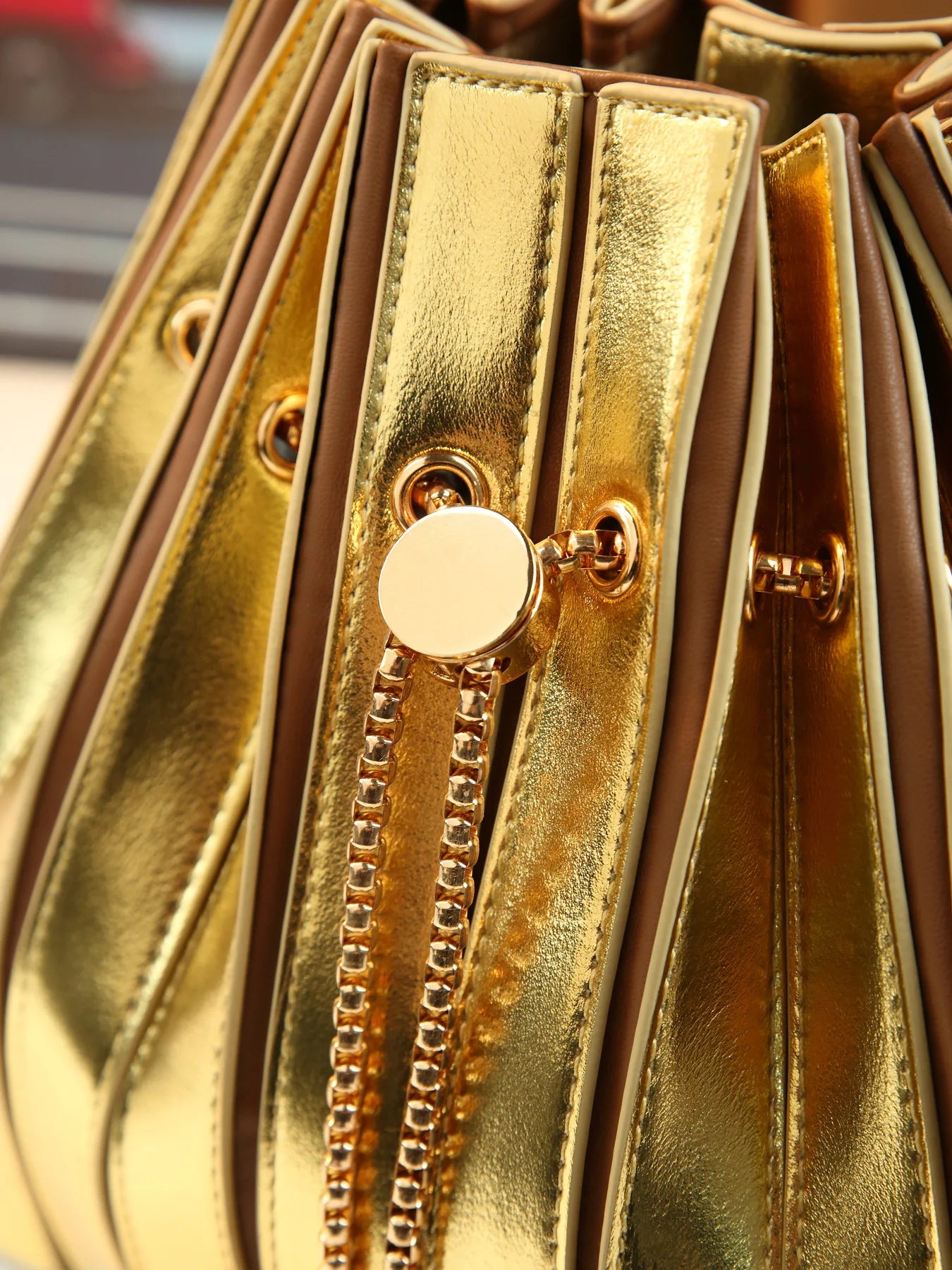 Women's Handbag Luxury Brand Shiny Leather Shiny Fashion Women's Single Shoulder Bag Personalized Fashionable Casual Women's Bag