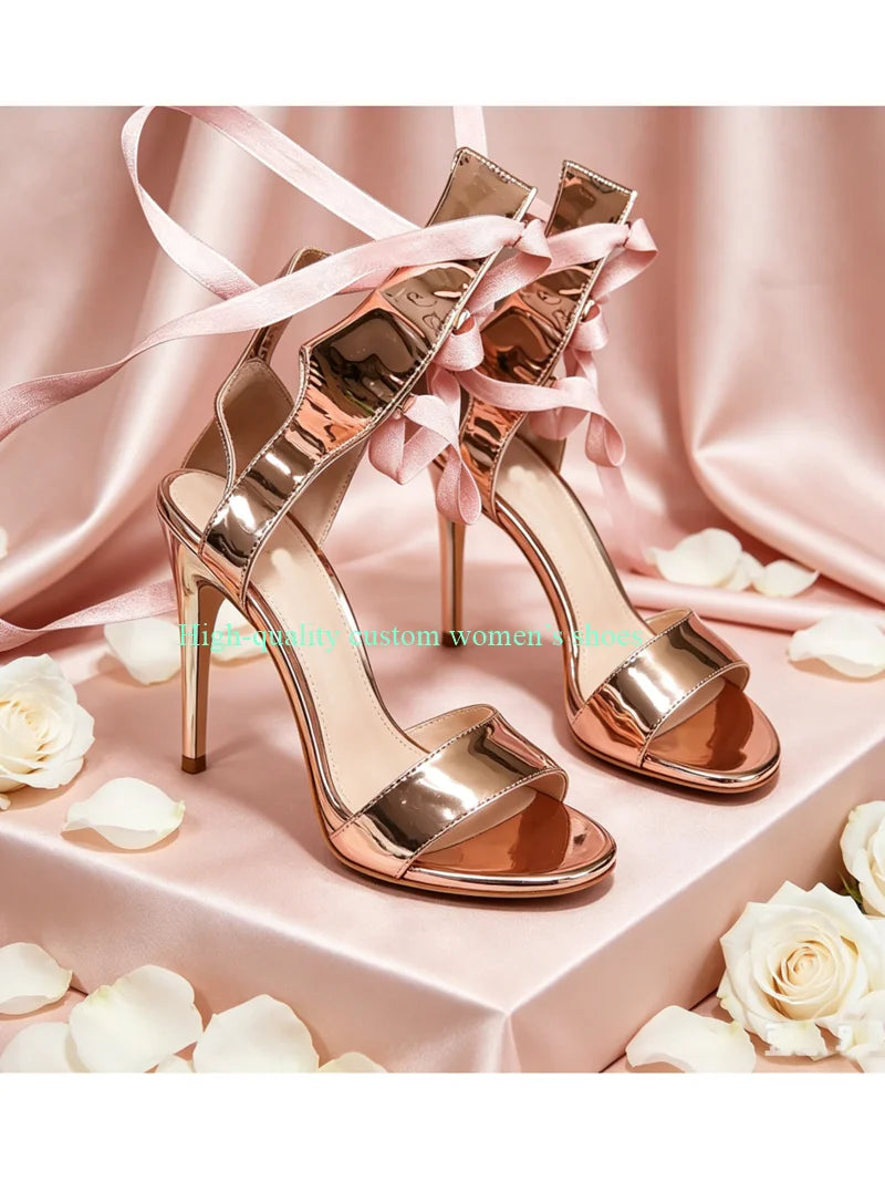 Extra High Waterproof Platform Stiletto Sandals for Women