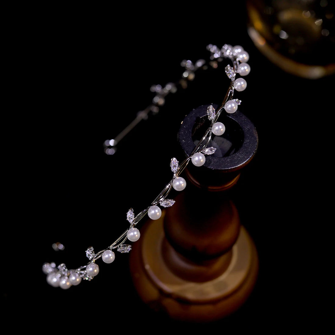 Pearl Vine Bridal Crown