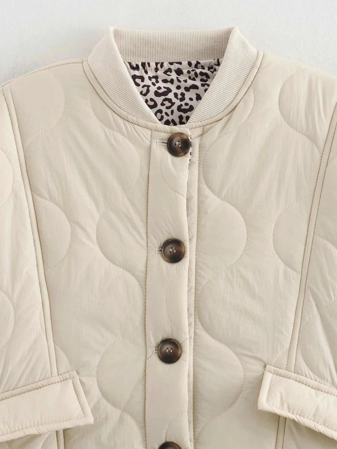 Winter Retro Spliced Casual Cotton Jacket for Women