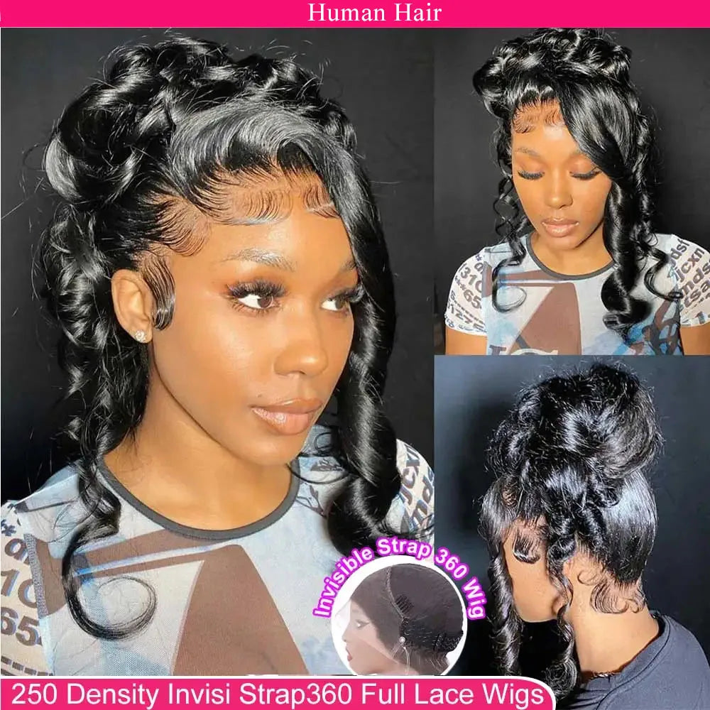 Glueless Brazilian Body Wave Lace Frontal Wig for Women