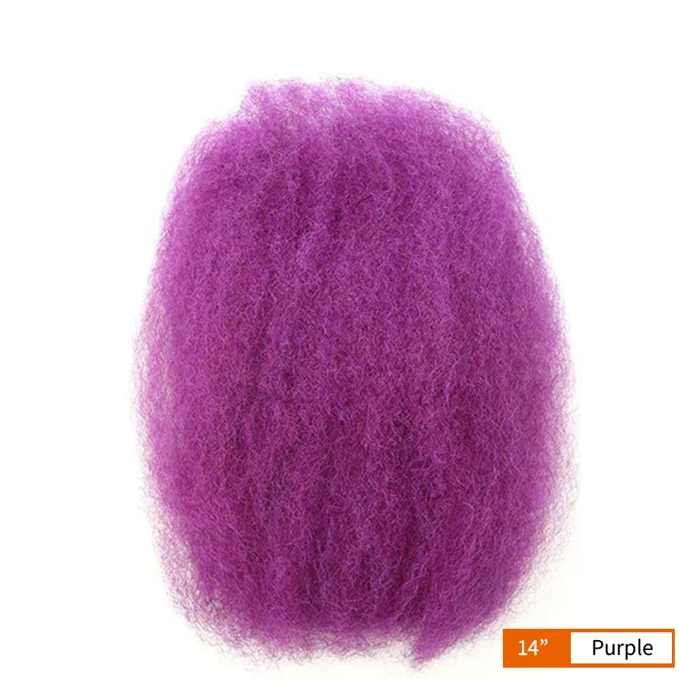 Afro Kinky Bulk Human Hair Loc Extensions for Women