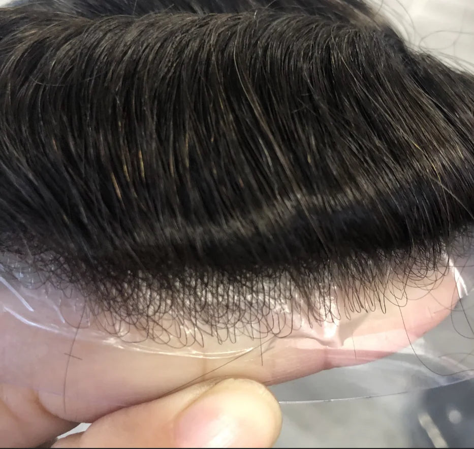 Ultra Thin Natural Hair Toupee Replacement System for Women
