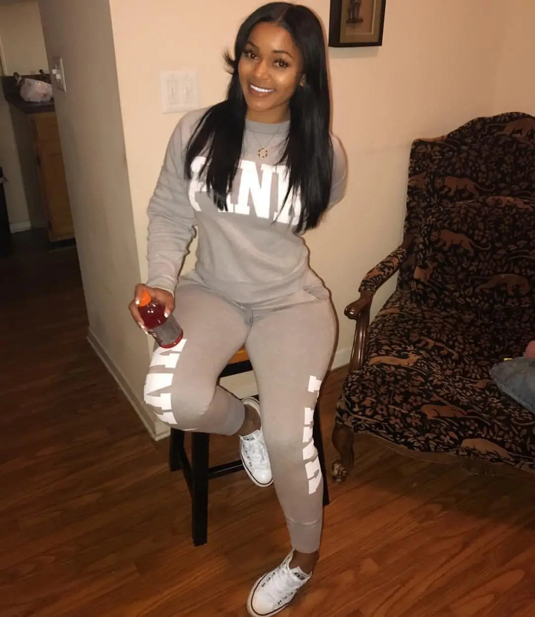 Quick Dry Slim Fit Two Piece Sportswear Set for Women