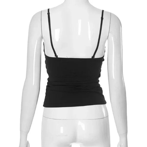Knit Crop Tops for Women Sleeveless Sexy Vests New Spring Summer 2025 Backless Off Shoulder with Bra Pad Slim Casual Tank Camis