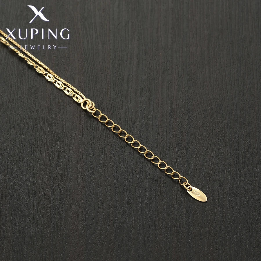 Two Layer Light Gold Chain Necklace