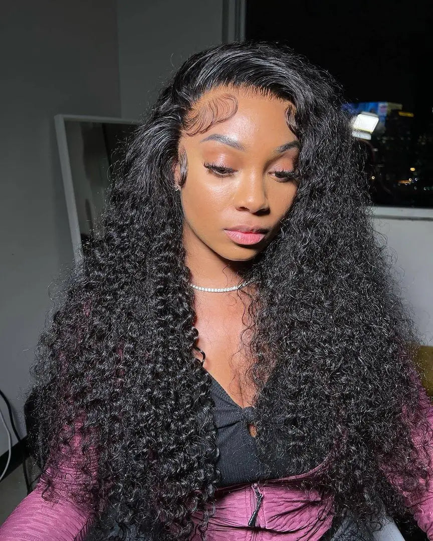 Glueless Deep Wave Water Curl Wig