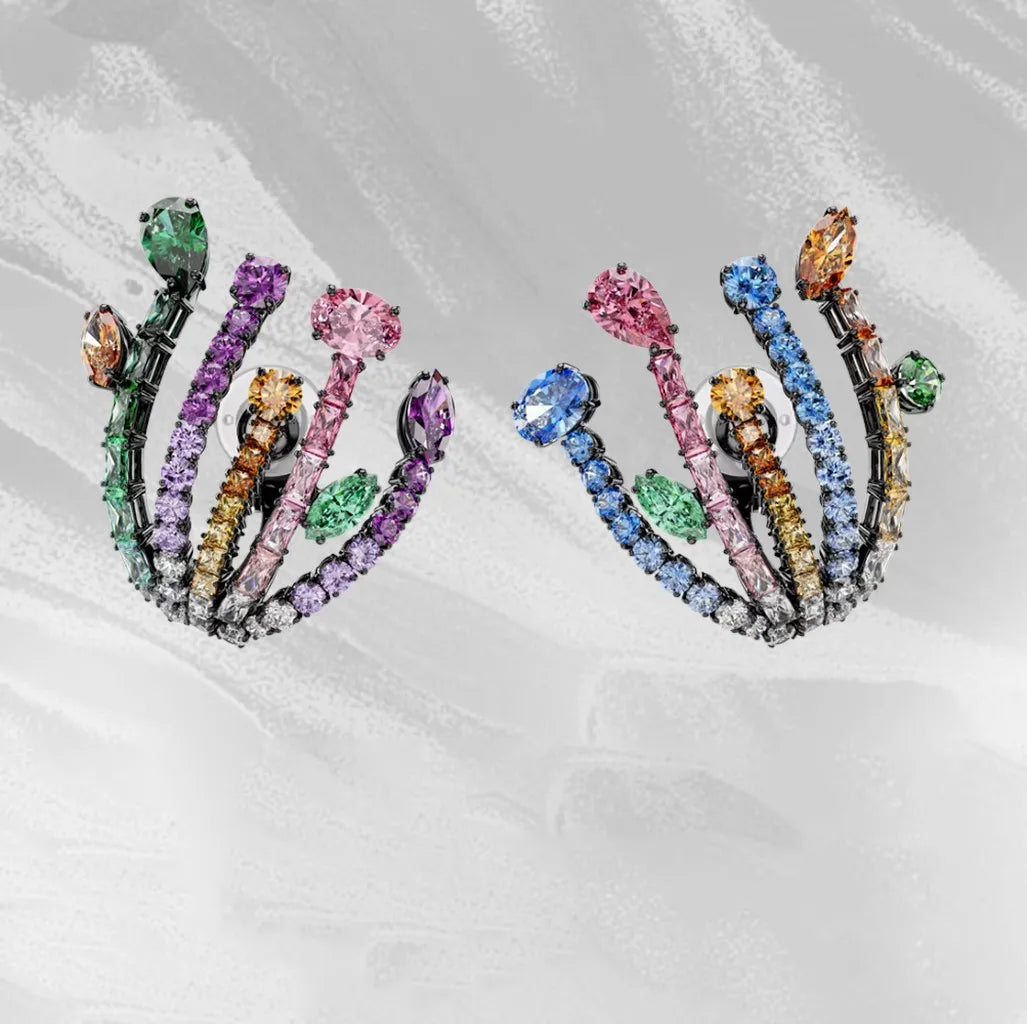 Dazzling Zircon Crystal Statement Necklace for Women