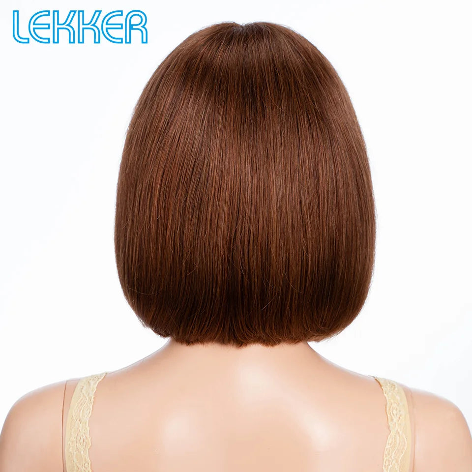 Short Pixie Straight Lace Front Human Hair Wig for Women