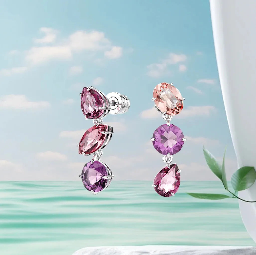 Mixed Cut Crystal Jewelry Set