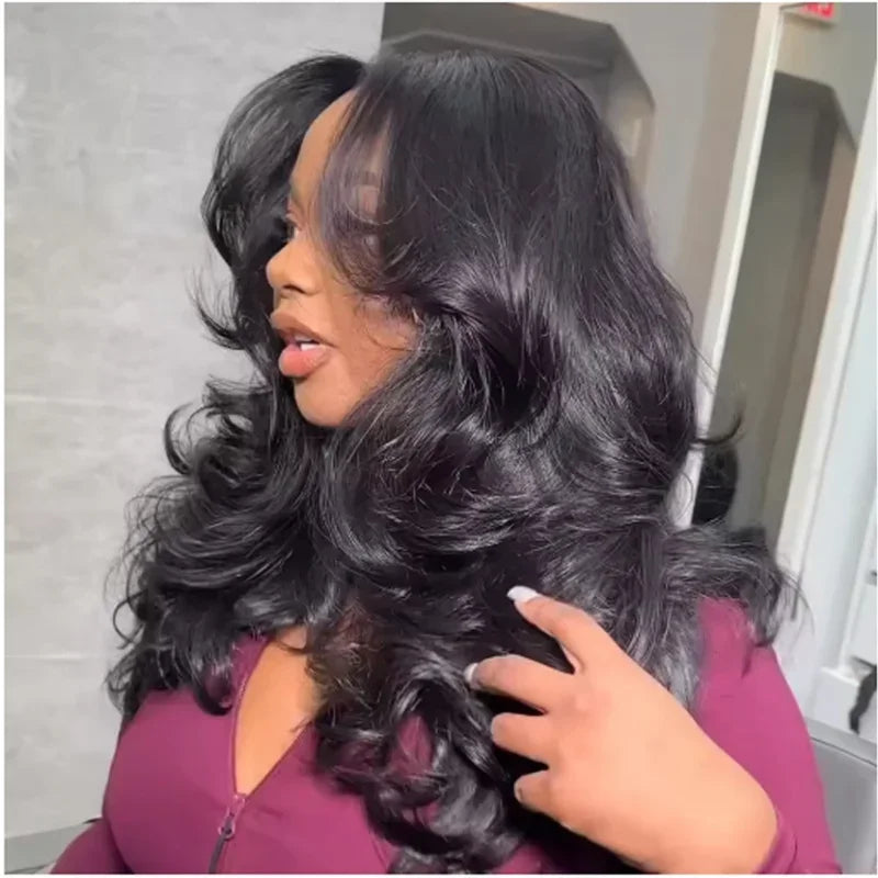 Remy Human Hair Glueless HD Lace Front Wig for Women