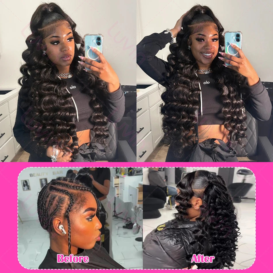 Long Deep Wave Hair Extensions