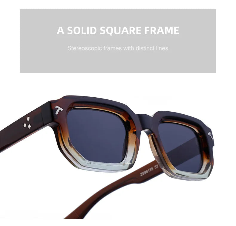 Small Square Polarized Sunglasses