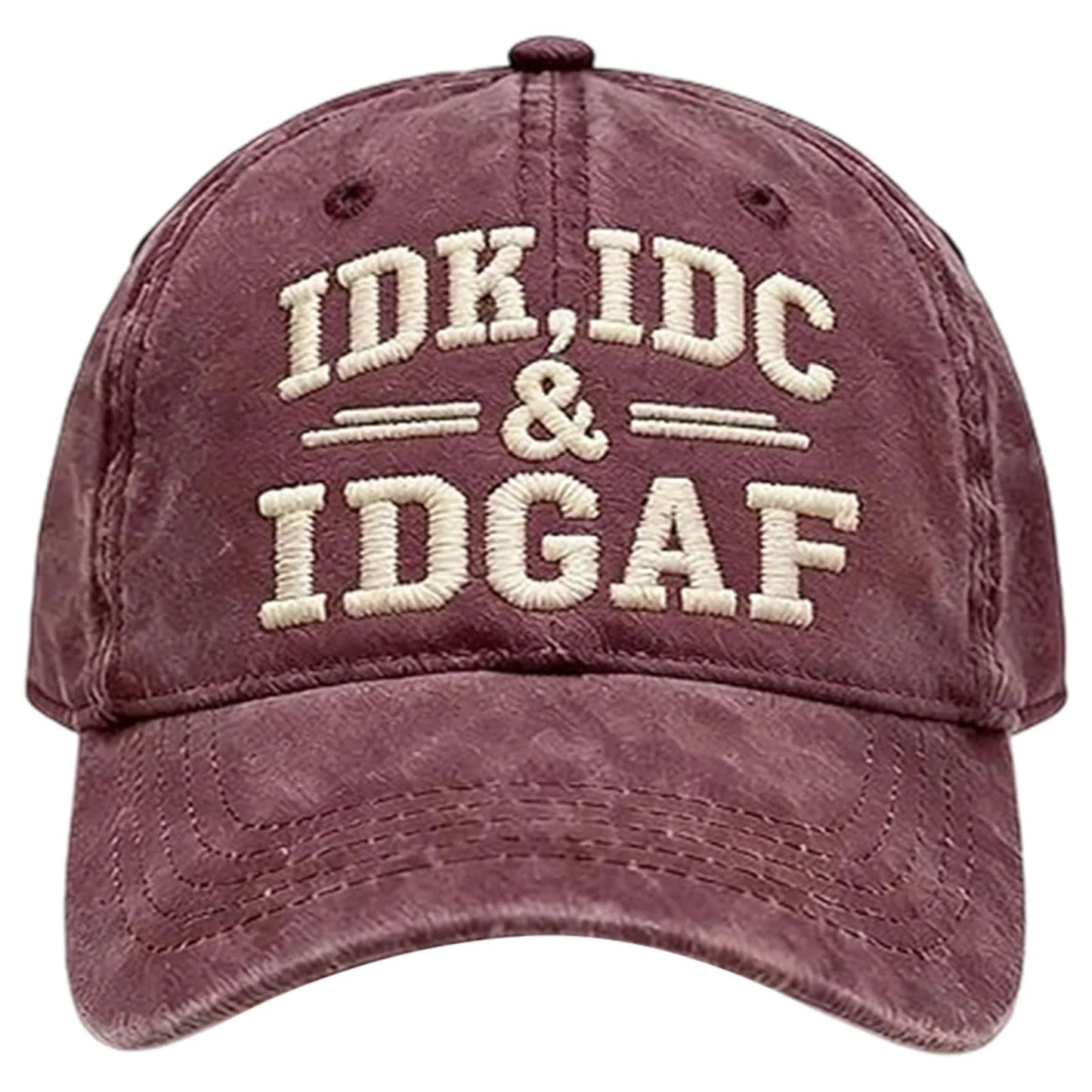 Embroidered Chic Breathable Adjustable Cap for Women