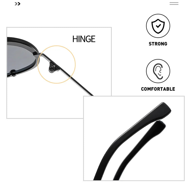 Large Frame Polarized Sunglasses