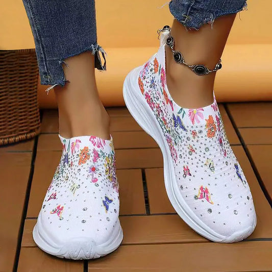 Shoes women 2025 new fashion fashion match color breathable single shoes women's shoes casual running shoes