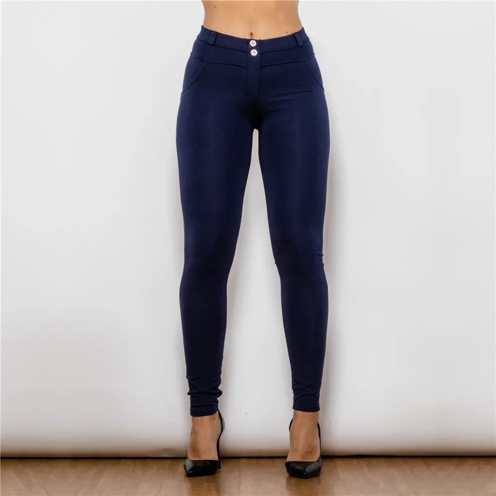 High Stretch Sculpting Slim Fit Pencil Pants for Women