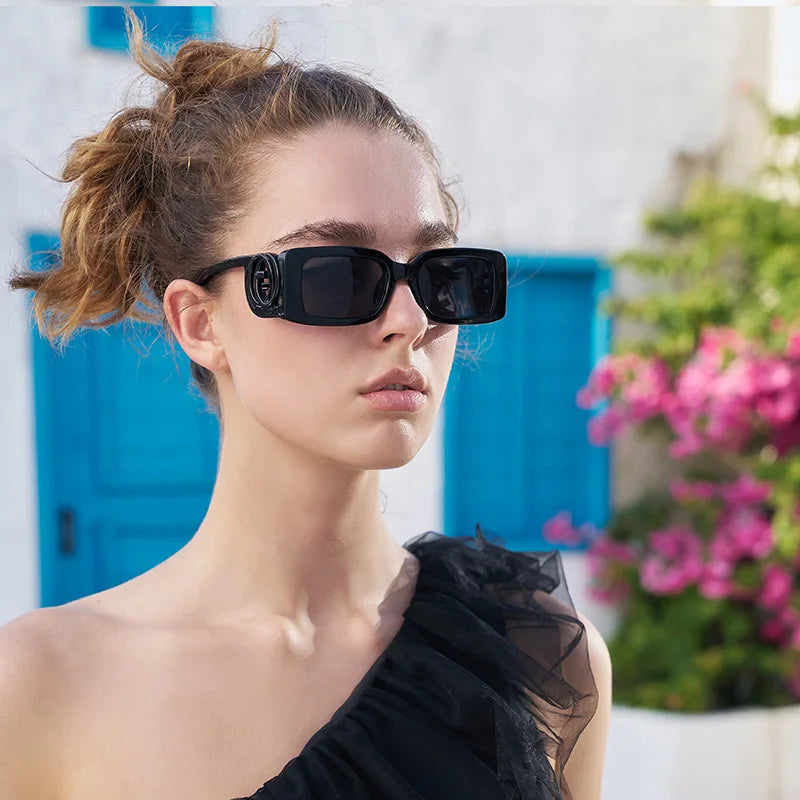 Oversized Square Gradient Sunglasses