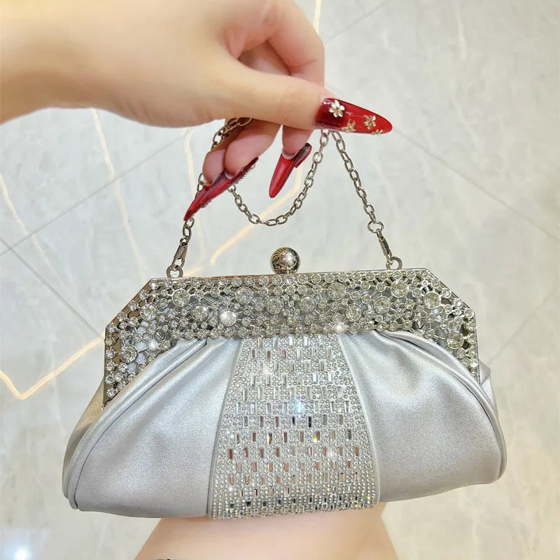 Cloud Shaped Evening Clutch Crossbody Bag