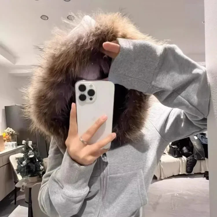 American Retro Letter Camouflage Slanted Shoulder Long Sleeve Sweatshirt Fashionable Streetwear Long-sleeved Sweatshirt