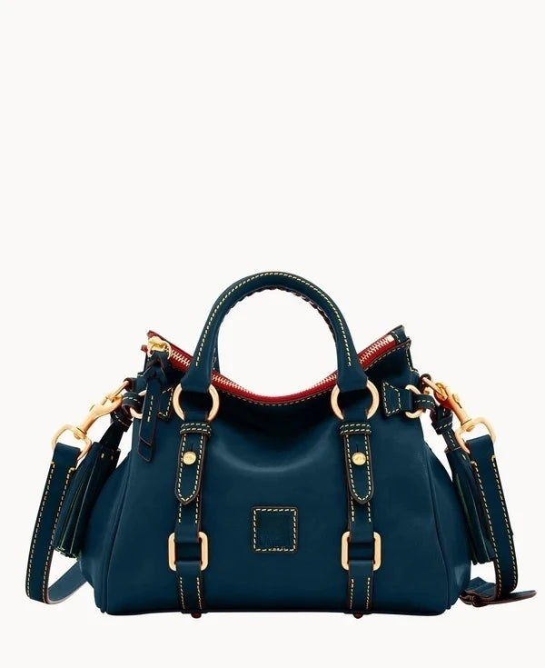 Florentine Micro Texture Satchel Bag