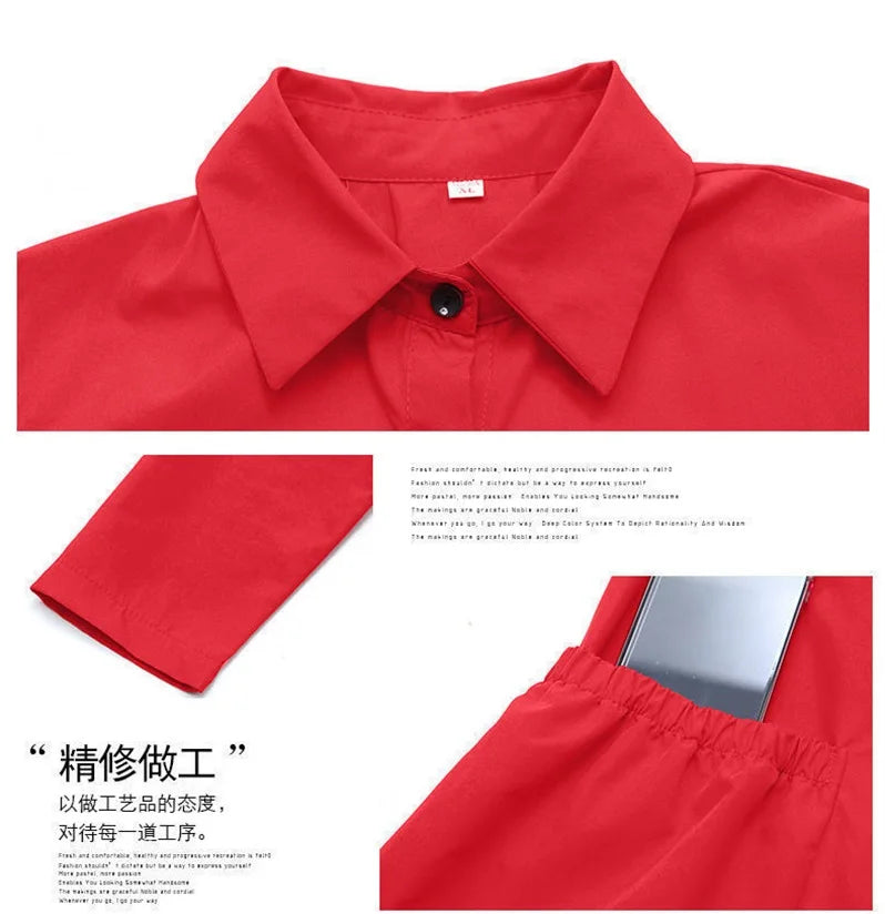 Fashion Windbreaker Women's Mid-Length And Thin Spring Summer Autumn Big Pocket Coat Female Popular Temperament Mother Jacket5XL