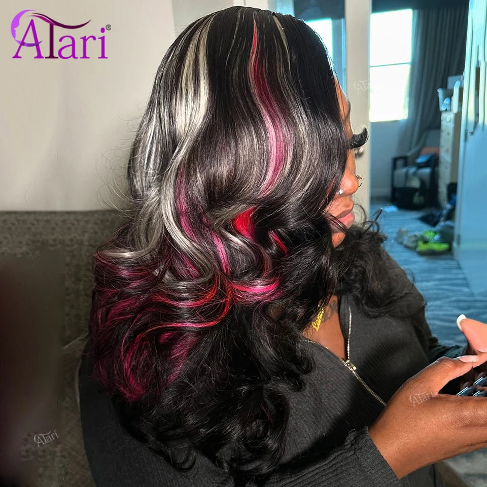 Two Tone Body Wave Human Hair Wig