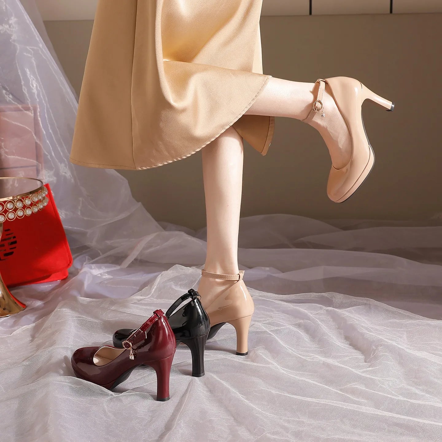 Elegant Comfortable Classic Mary Jane Pumps for Women
