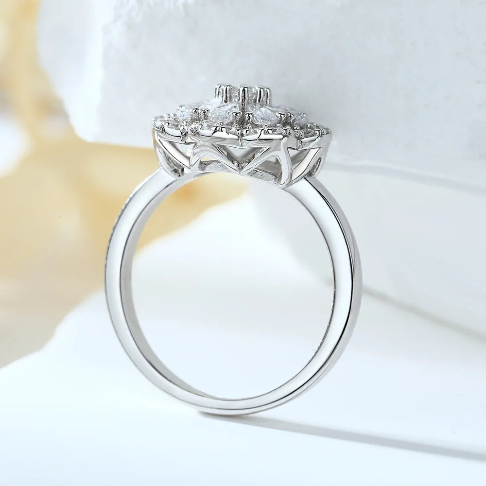 Sapphire Sterling Silver Wedding Band
