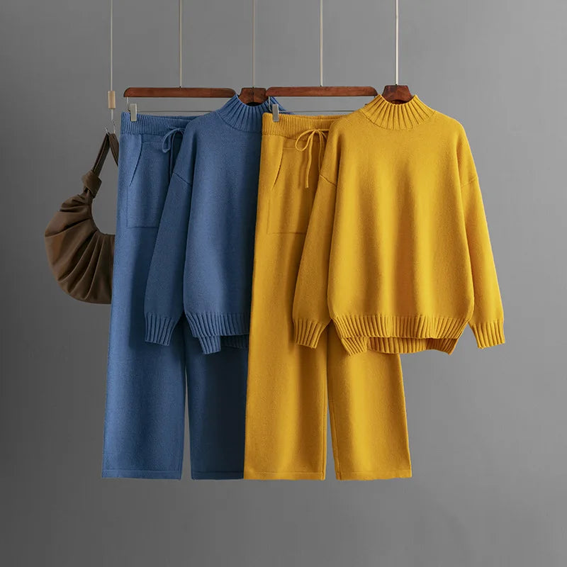 Cozy Turtleneck Knit Set