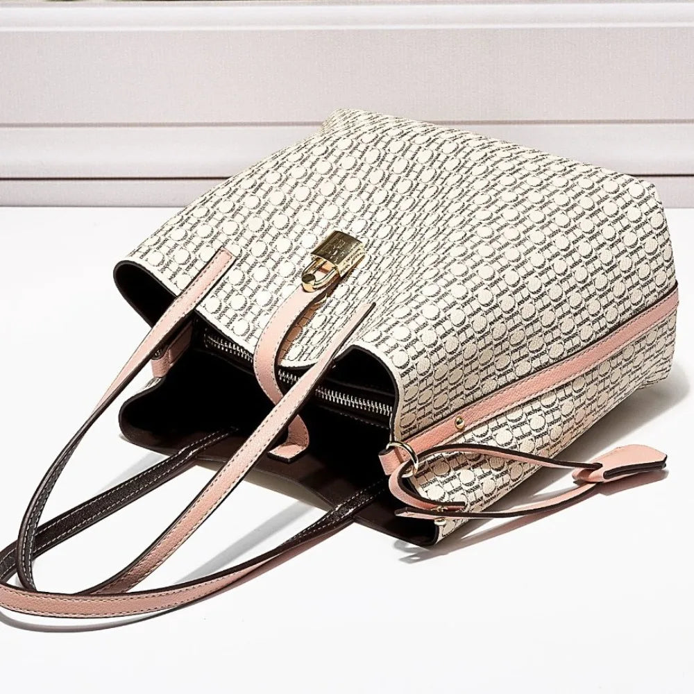 Classic PU Bucket Crossbody Handbag
