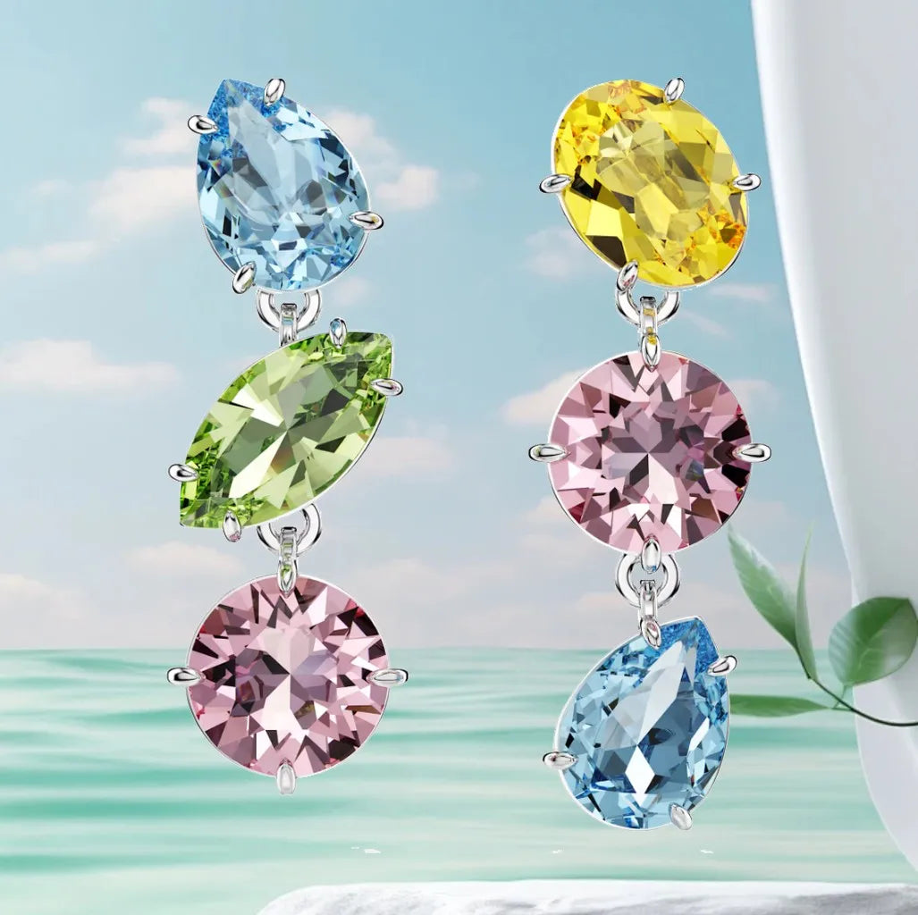 Mixed Cut Crystal Jewelry Set