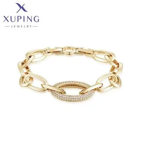 Light Gold Snake Chain Charm Bracelet
