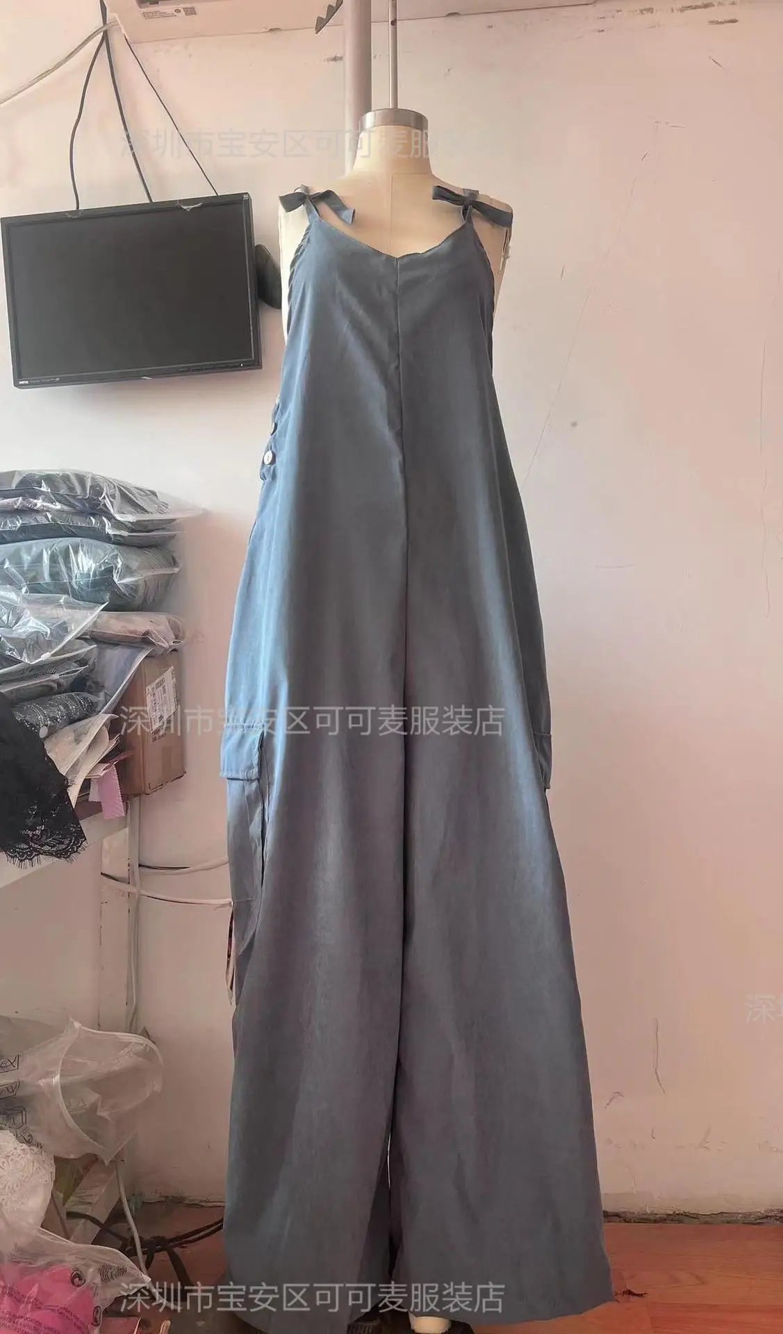 Jumpsuits Women One Piece Sleeveless Overalls Wide Leg Long Pants Casual Loose Rompers Y2k Streetwear Jumpsuit Summer 2025