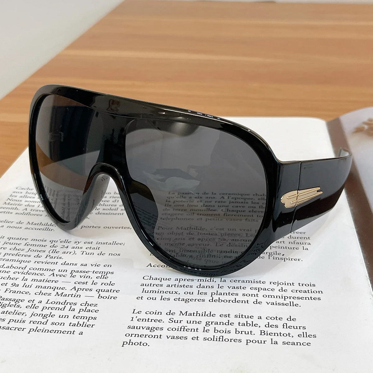 Oversized UV400 Shield Sunglasses