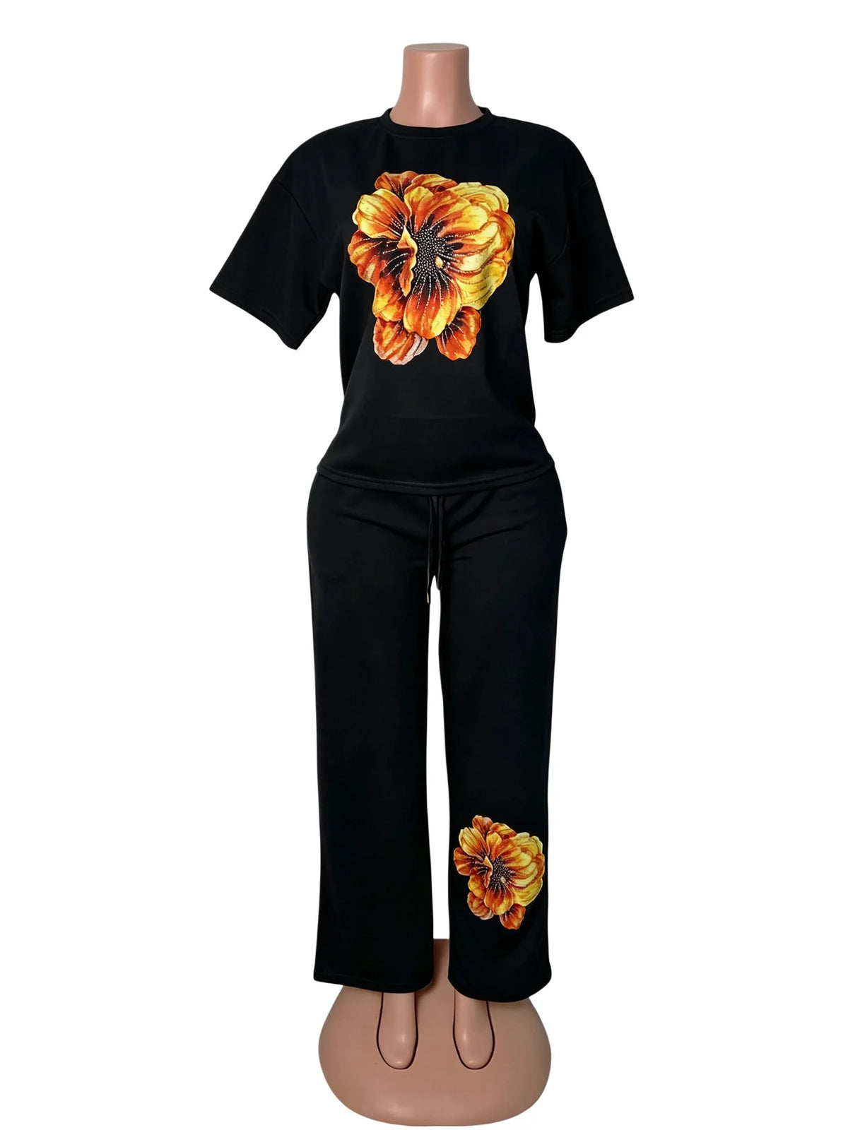 African Dashiki Two Piece Top and Pants Set for Women