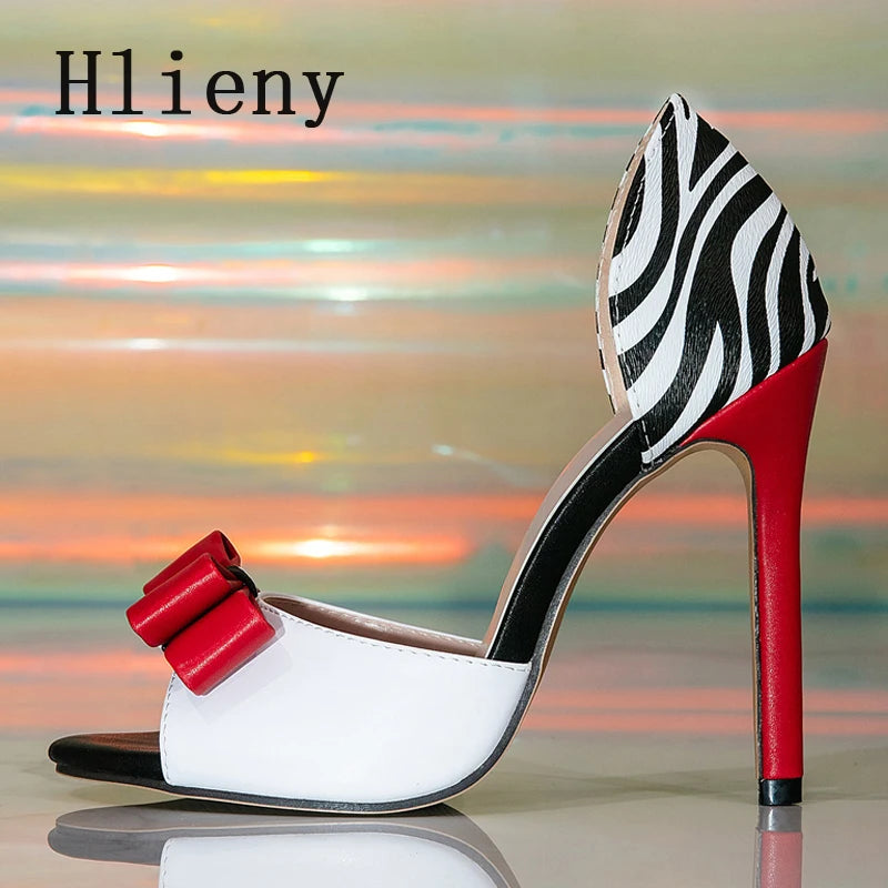Elegant Bowknot Strappy Thin High Heel Sandals for Women