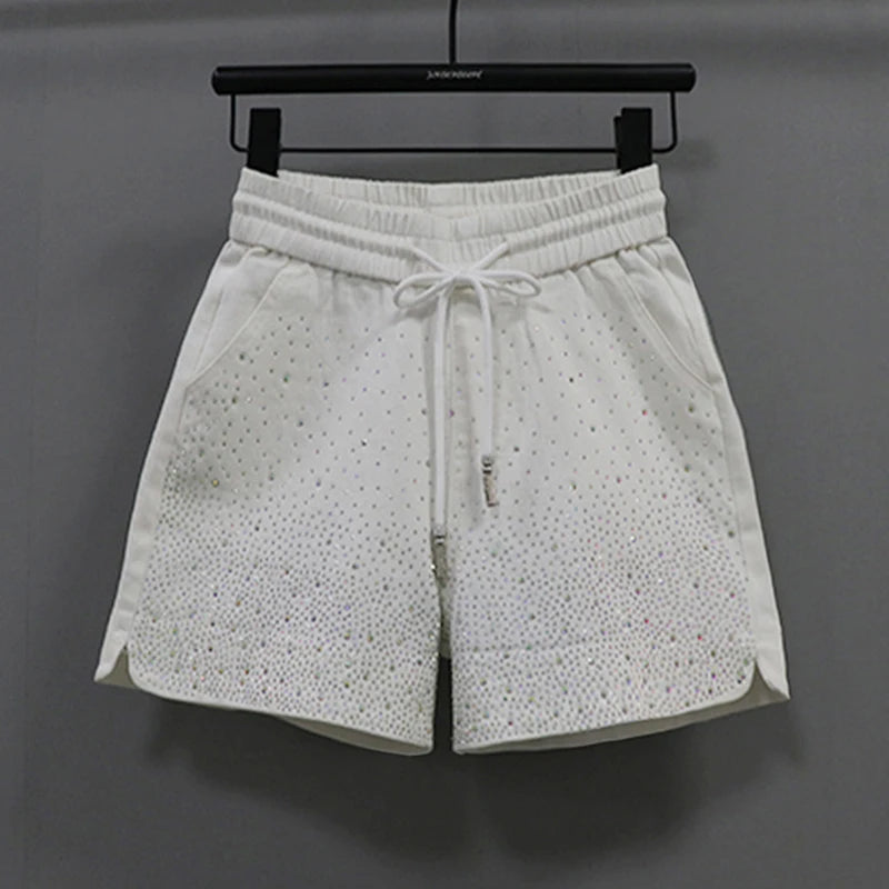 Lightweight High Waist Wide Leg Casual Shorts for Women