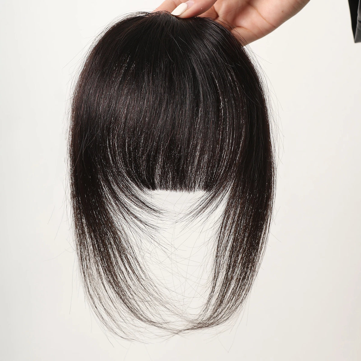 Thick Clip In Human Hair Bangs With Temples for Women
